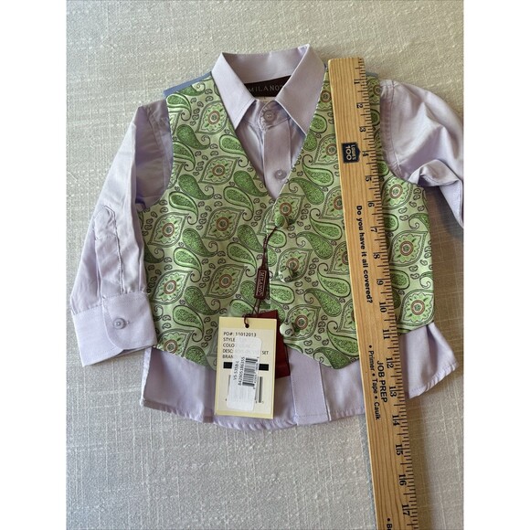 MILANO‎ size Large (18 months) vest and shirt little boys NWT - Picture 7 of 11